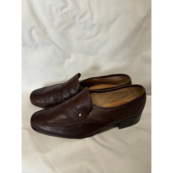 Bally Sligo Calfskin Leather Slip on Loafers Dress Shoes Mens Size 9 - Picture 1 of 7